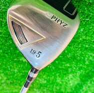 DRIVER : FLEX R PHYZ PZ-503W  DR(2013)10.5/ WOODS: 5W(2014) PHYZ PZ-504F FLEX R 5/19° /  U5(2014) PHYZ PZ-504U FLEX R 5/25° / IRONS  6~P.A